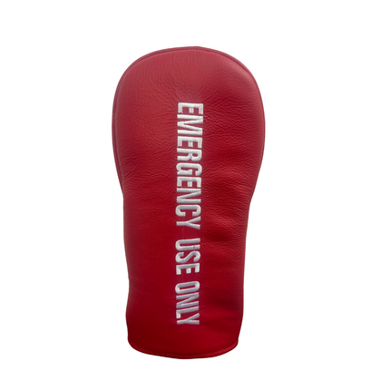 Emergency Use Only Driver Cover - Genuine Leather