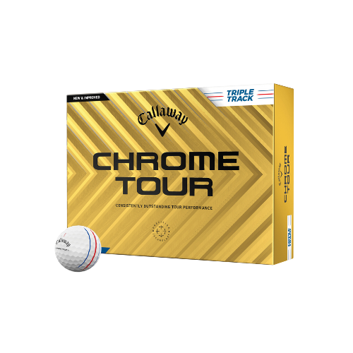 Callaway Chrome Tour Triple Track Golf Balls - Dozen