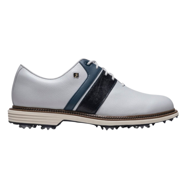 FootJoy Premiere Packard Golf Shoes – White/Navy 54563