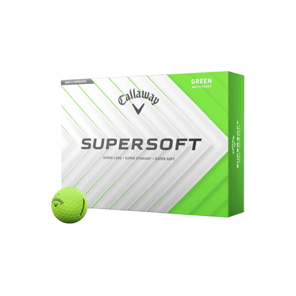 Callaway Supersoft Golf Balls - Green
