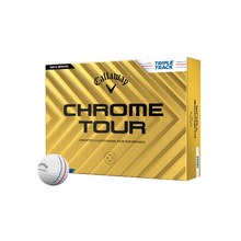 Load image into Gallery viewer, Callaway Chrome Soft Triple Track Golf Balls - Dozen