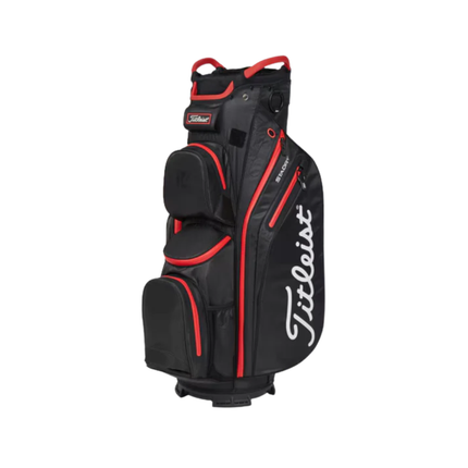 Titleist Cart 14 Stadry Black/Red Cart Bag