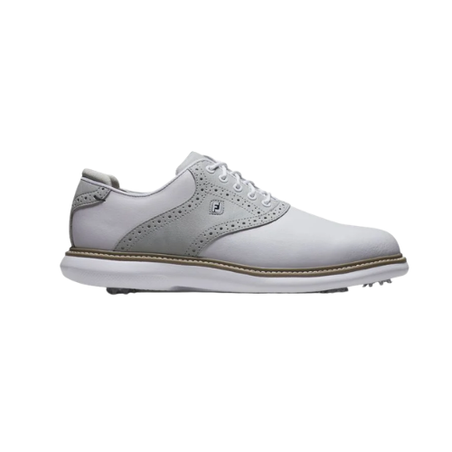 Footjoy Traditions- White/Grey/White (57957) - SA GOLF ONLINE