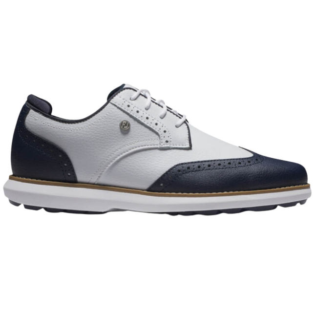 FootJoy Traditions Ladies Golf Shoe White/Navy/White (97936)