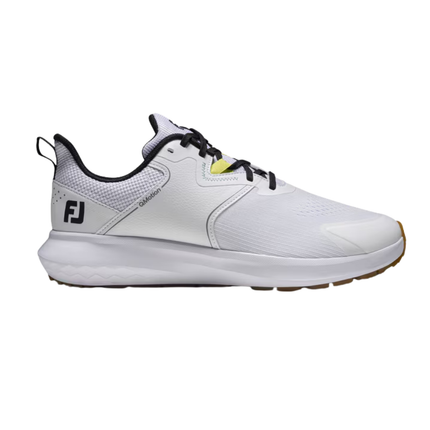 FootJoy QMotions Shoes - WHT/WHT/BLK (57204)