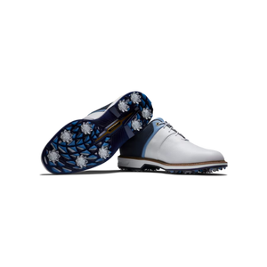 FootJoy Premiere Packard Golf Shoes - White/Blue/Navy - SA GOLF ONLINE