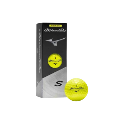 Mizuno Pro S Yellow Golf Balls