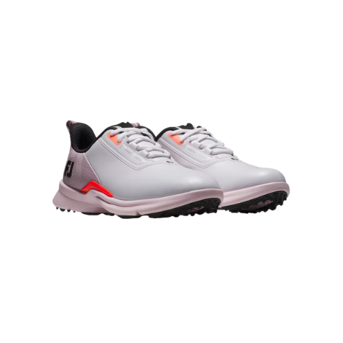 Footjoy Ladies Fuel Golf Shoes-White/Pink/Coral - SA GOLF ONLINE