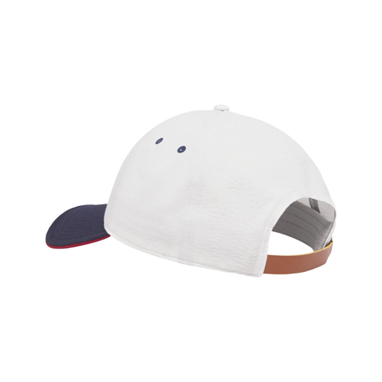 Titleist Montauk Seersucker Cap - White/Navy/Red