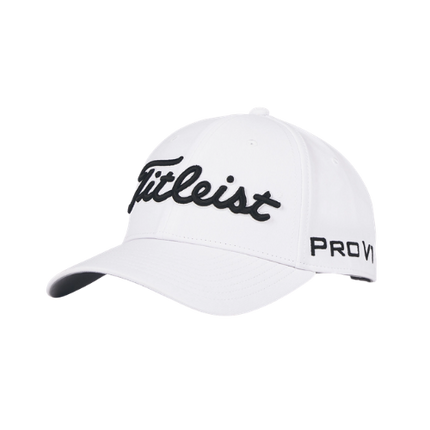 Titleist Men's Golf Cap -  Tour Performance (White/Black) - SA GOLF ONLINE