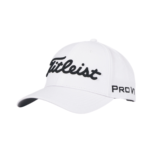 Titleist Men's Golf Cap -  Tour Performance (White/Black) - SA GOLF ONLINE