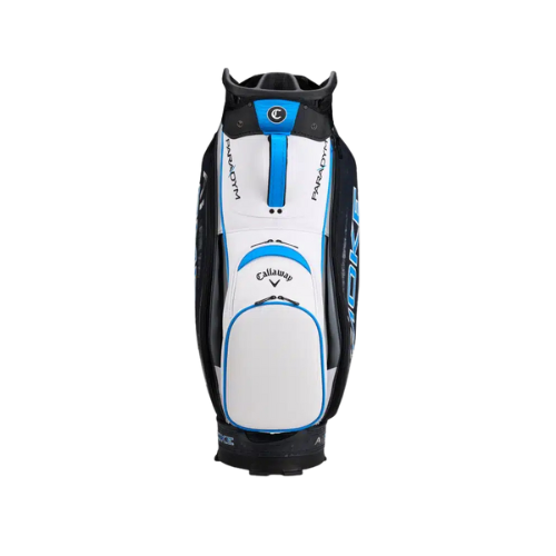 Callaway AI Smoke Cart Staff Bag - White/Black/blue