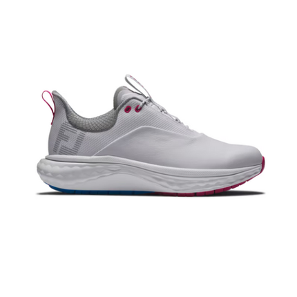 Footjoy Quantum Ladies Golf Shoe - White/Pink (97807) - SA GOLF ONLINE
