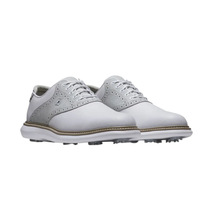 Footjoy Traditions- White/Grey/White (57957) - SA GOLF ONLINE