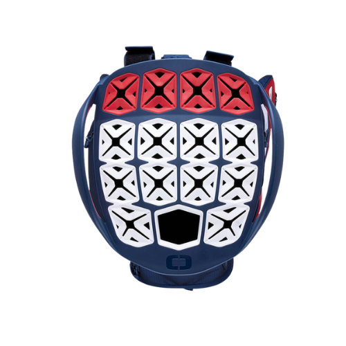 Ogio Silencer Cart Bag Red/White/Blue