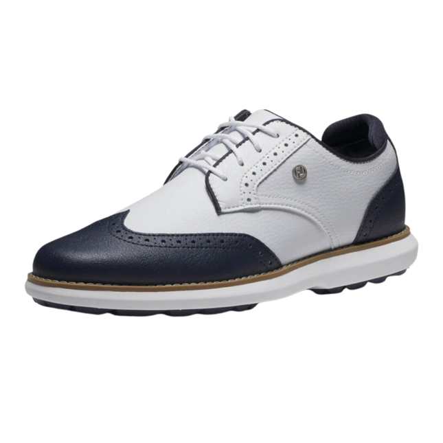 FootJoy Traditions Ladies Golf Shoe White/Navy/White (97936)