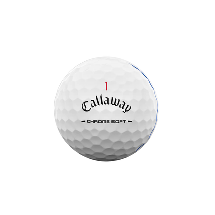 Callaway Chrome Soft Triple Track Golf Ball – White (2026)
