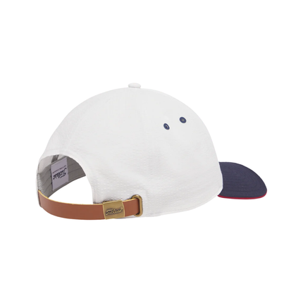 Titleist Montauk Seersucker Cap - White/Navy/Red