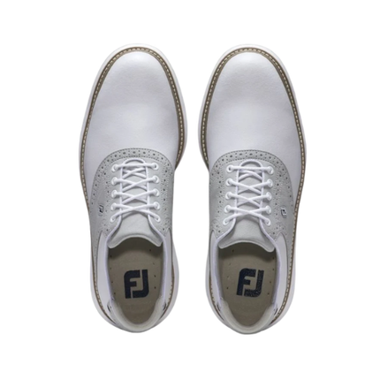 Footjoy Traditions- White/Grey/White (57957) - SA GOLF ONLINE
