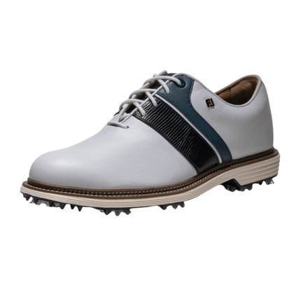 FootJoy Premiere Packard Golf Shoes – White/Navy 54563