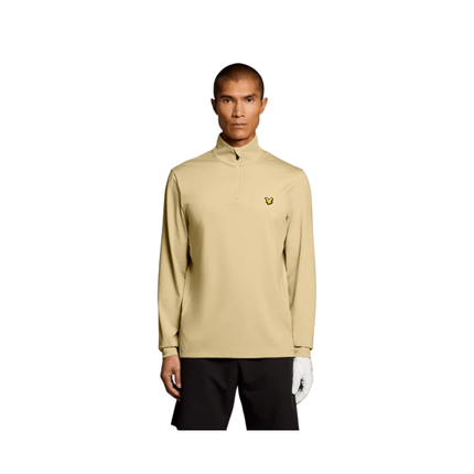 Lyle & Scott Golf Core Quarter Zip Midlayer - Mojave