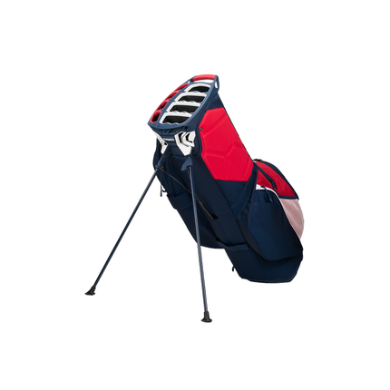 OGIO Woode 8 Hybrid Golf Bag - Red/Blue/White