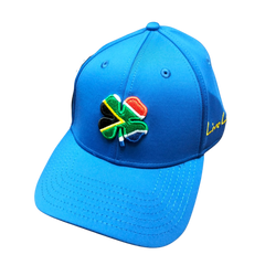 Black Clover Men's Caps - Premium Clover  Blue / SA Flag Clover " Live Lucky" (Copy) - SA GOLF ONLINE