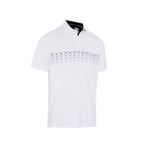 Callaway Mens Chev Block Polo Shirt - White - SA GOLF ONLINE