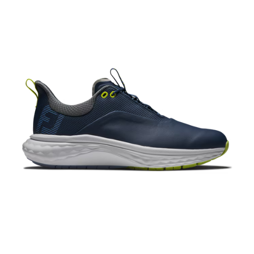 FJ Quantum Golf Shoes - Navy / White / Lime