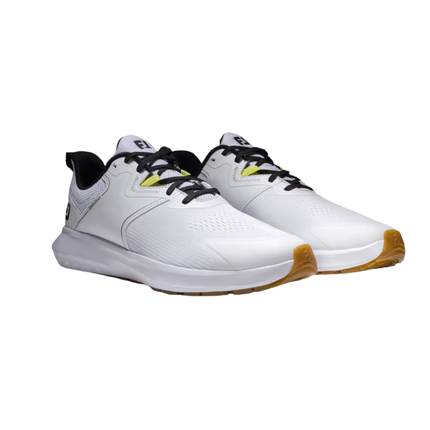 FootJoy QMotions Shoes - WHT/WHT/BLK (57204)