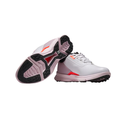 FootJoy Fuel Ladies Golf Shoe - White/Pink/Coral (90884)
