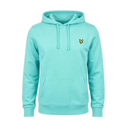 Lyle & Scott -Fly Fleece Hoodie - Turquoise Teal - SA GOLF ONLINE