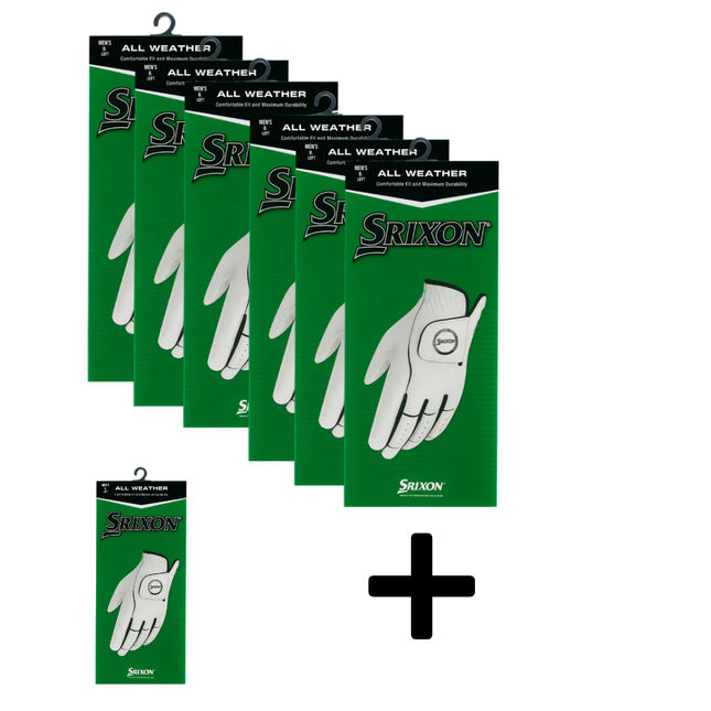 Srixon All Weather Gloves 6 + 1 Free