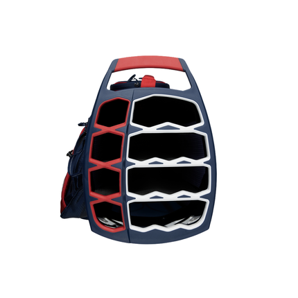 OGIO Woode 8 Hybrid Golf Bag - Red/Blue/White