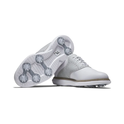 Footjoy Traditions- White/Grey/White (57957) - SA GOLF ONLINE