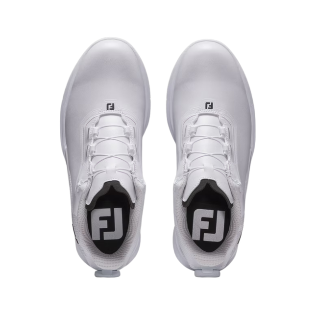 FootJoy Fuel Ladies Boa Golf Shoes - White/Black (90929)