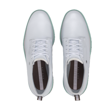 FootJoy Premiere Field Men's Shoes - White/Mint/Tan (54566)