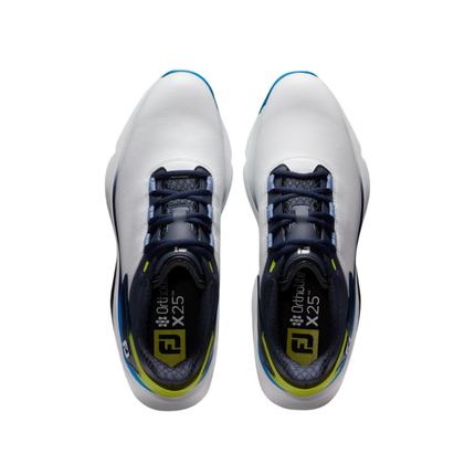 FootJoy ProSLX Golf Shoes - White/Navy/Lime (56914)