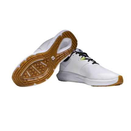 FootJoy QMotions Shoes - WHT/WHT/BLK (57204)