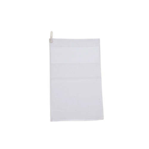 Plain Golf Towel - White - SA GOLF ONLINE