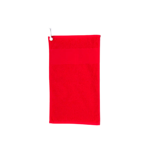 Plain Golf Towel - Red - SA GOLF ONLINE