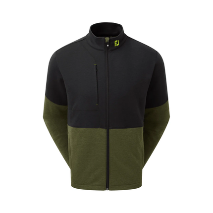 Footjoy EU Colour Block Jacket - Black/Olive (89909)