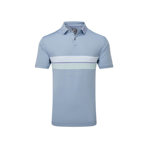 FJ EU DBL Chest Bank Pique Storm Golf Shirt - SA GOLF ONLINE