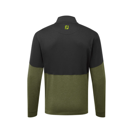 Footjoy EU Colour Block Jacket - Black/Olive (89909)