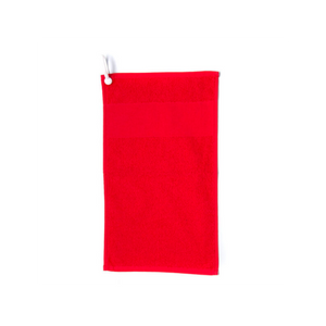Plain Golf Towel - Red - SA GOLF ONLINE