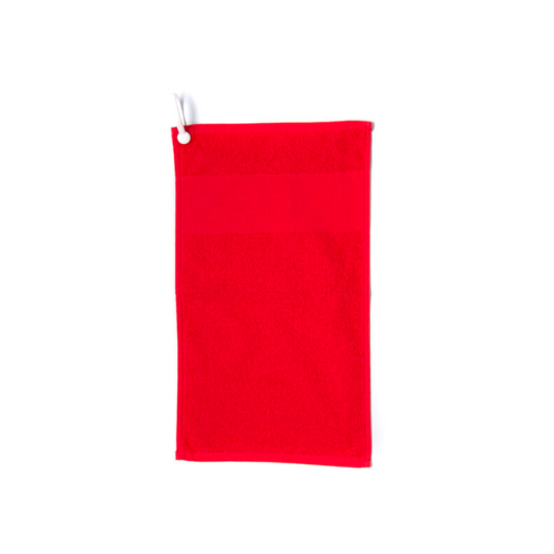 Plain Golf Towel - Red - SA GOLF ONLINE
