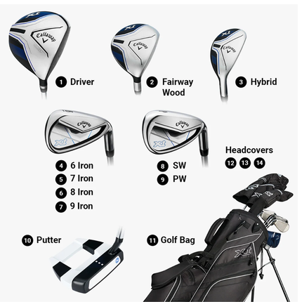 Callaway XT Teen Junior Package Set (11 Piece)