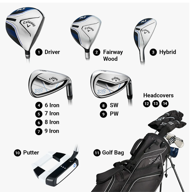 Callaway XT Teen Junior Package Set (11 Piece)