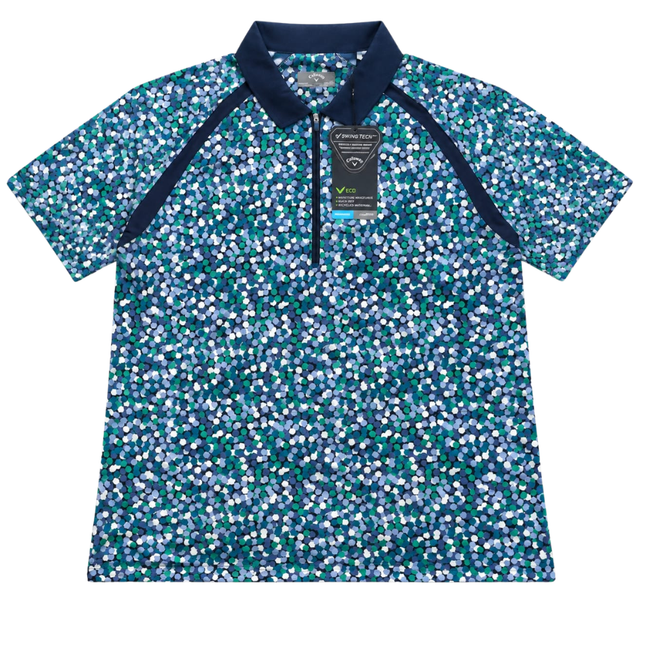 Callaway Golfers Shirt Ladies - Hexagon/Pink/Purple