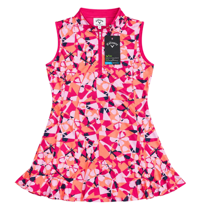 Callaway Golfers Ladies Dress - Floral/Pink - SA GOLF ONLINE